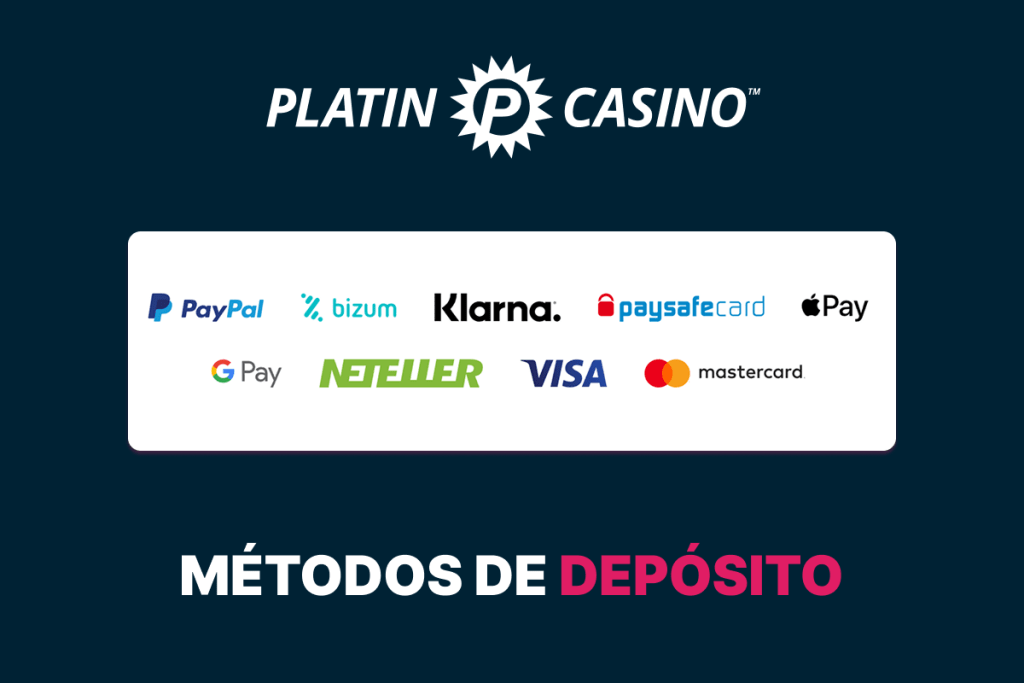 Platincasino Métodos de Depósito
